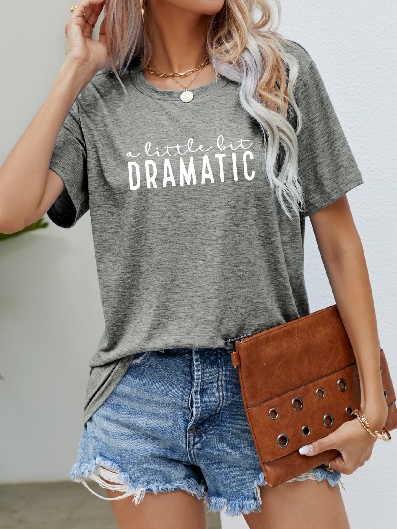 A LITTLE BIT DRAMATIC Graphic T-Shirt - Kittybear Krafts