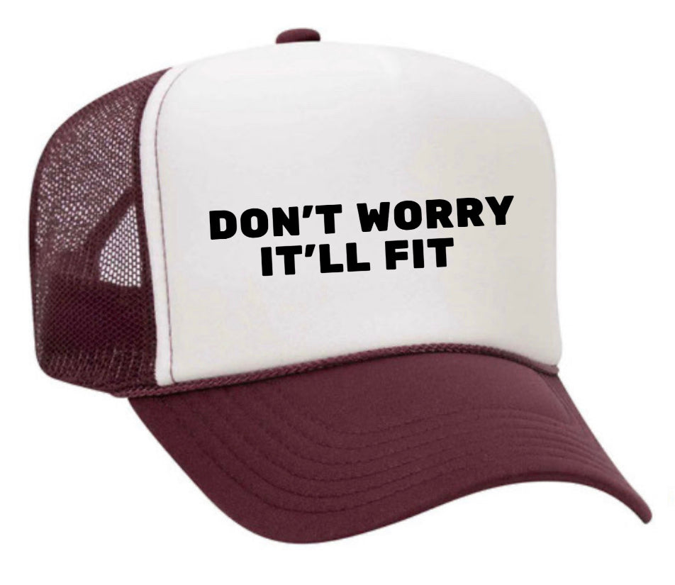 Don’t Worry It’ll Fit Trucker Hat Uncle Bekah’s Inappropriate Trucker Hats