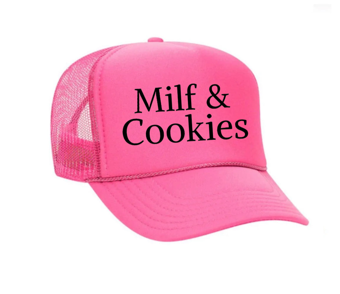 Milf & Cookies Trucker Hat Uncle Bekah’s Inappropriate Trucker Hats