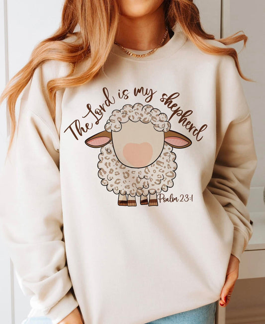 The Lord is My Shepard Leopard Graphic T-Shirt Gunpowder and Lace Boutique Nac