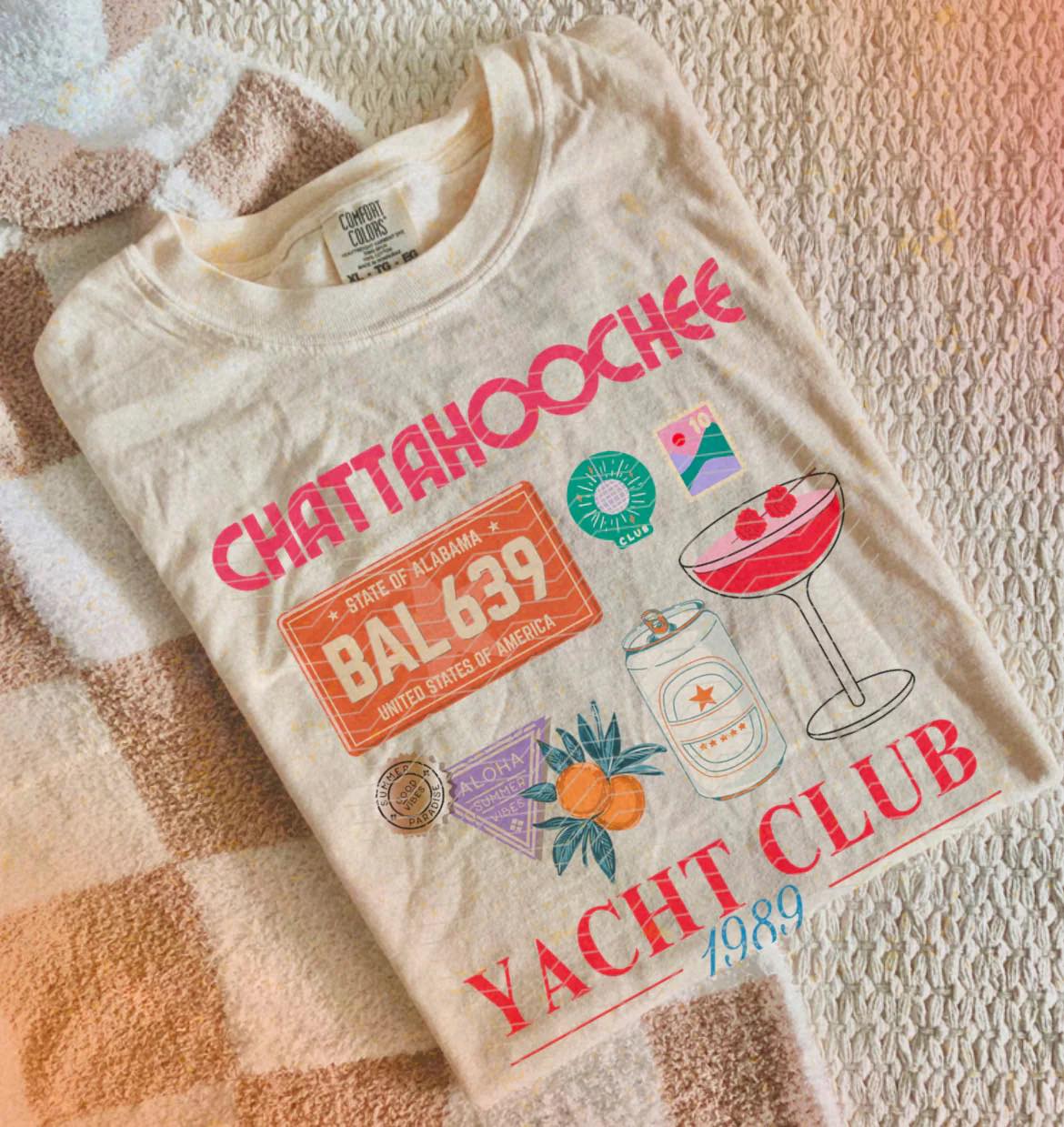 Chattahoochie Yacht Club Graphic T-Shirt Gunpowder and Lace Boutique Nac