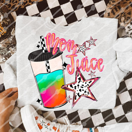 Tie Dye Cup Mom Juice Loaded Tea Graphic T-Shirt Gunpowder and Lace Boutique Nac