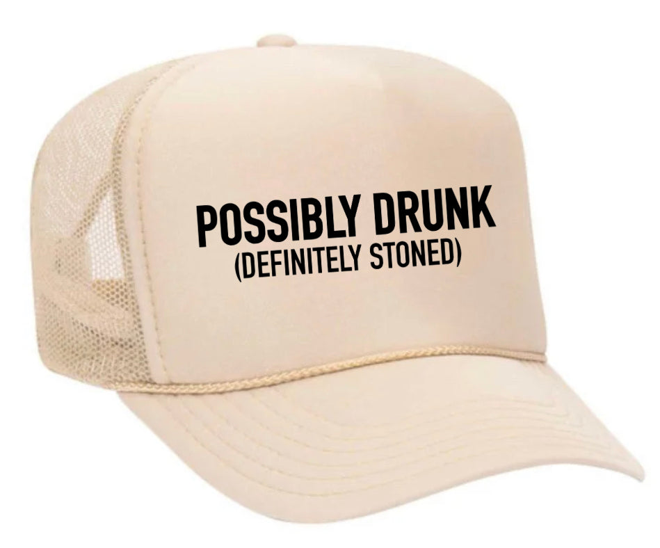 Possibly Drunk (Definitely Stoned) Trucker Hat Uncle Bekah’s Inappropriate Trucker Hats