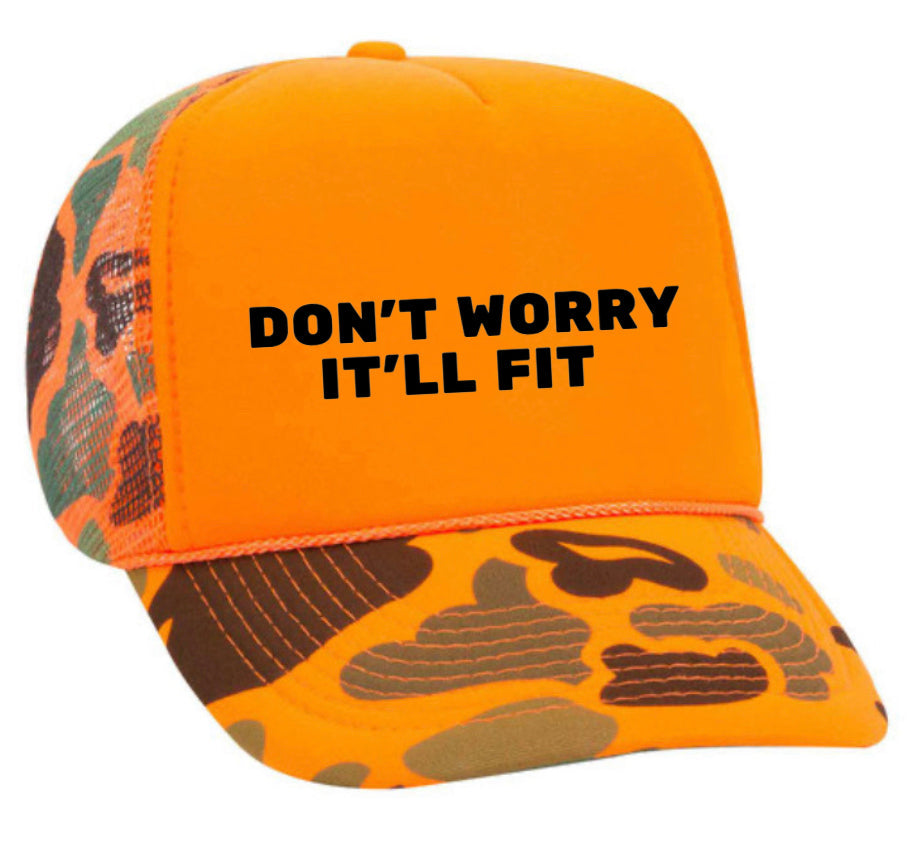 Don’t Worry It’ll Fit Trucker Hat Uncle Bekah’s Inappropriate Trucker Hats
