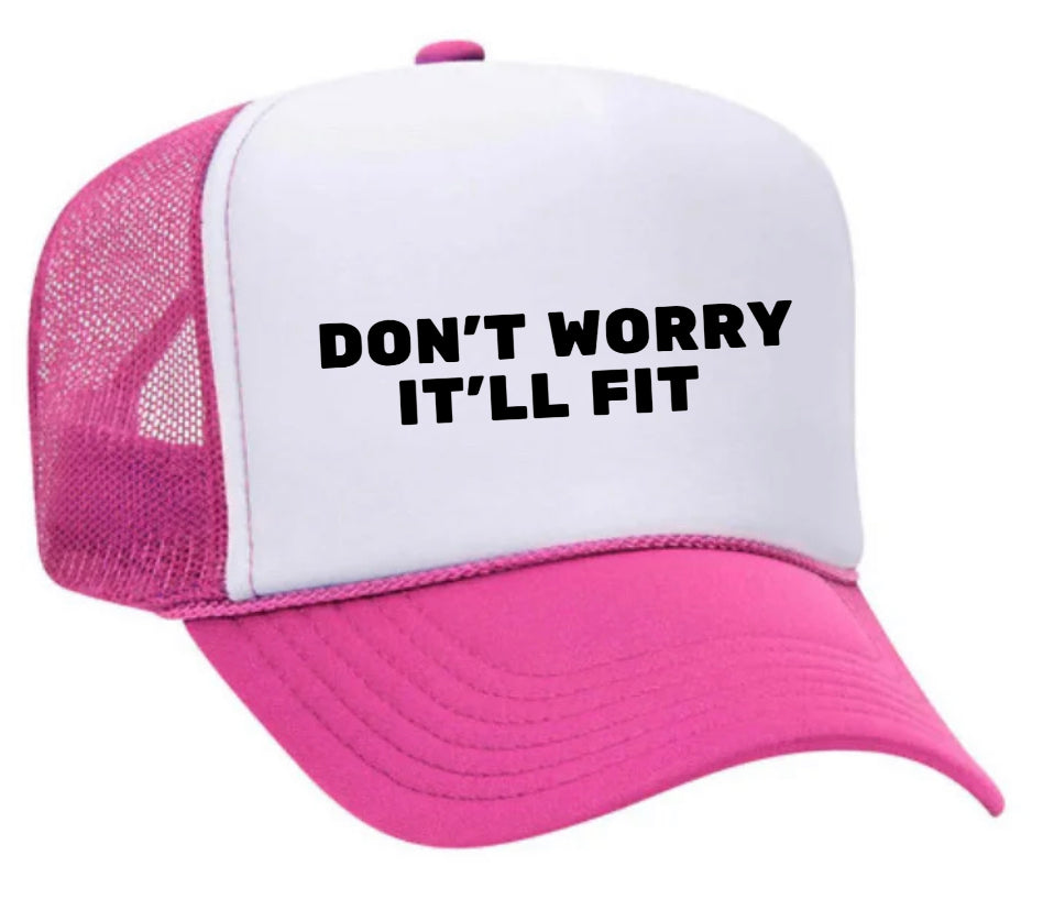 Don’t Worry It’ll Fit Trucker Hat Uncle Bekah’s Inappropriate Trucker Hats