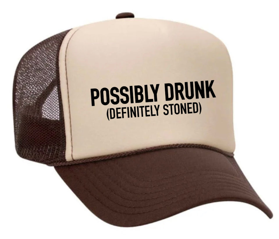 Possibly Drunk (Definitely Stoned) Trucker Hat Uncle Bekah’s Inappropriate Trucker Hats