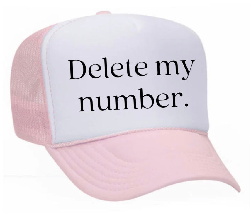 Delete My Number Trucker Hat Uncle Bekah’s Inappropriate Trucker Hats