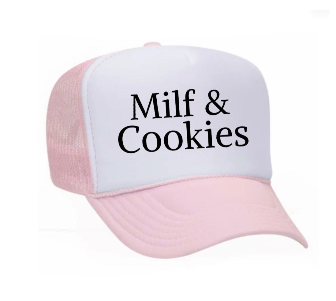 Milf & Cookies Trucker Hat Uncle Bekah’s Inappropriate Trucker Hats