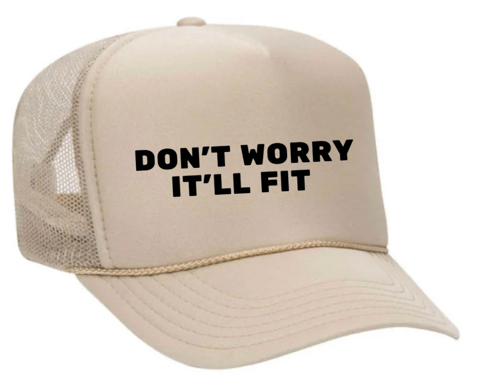 Don’t Worry It’ll Fit Trucker Hat Uncle Bekah’s Inappropriate Trucker Hats