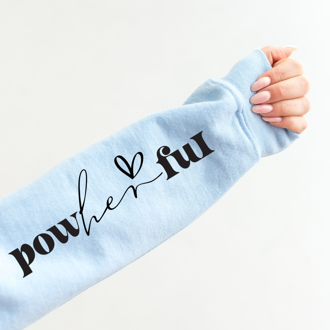 She Overcame Graphic Sweatshirt Tea Shirt Shoppe
