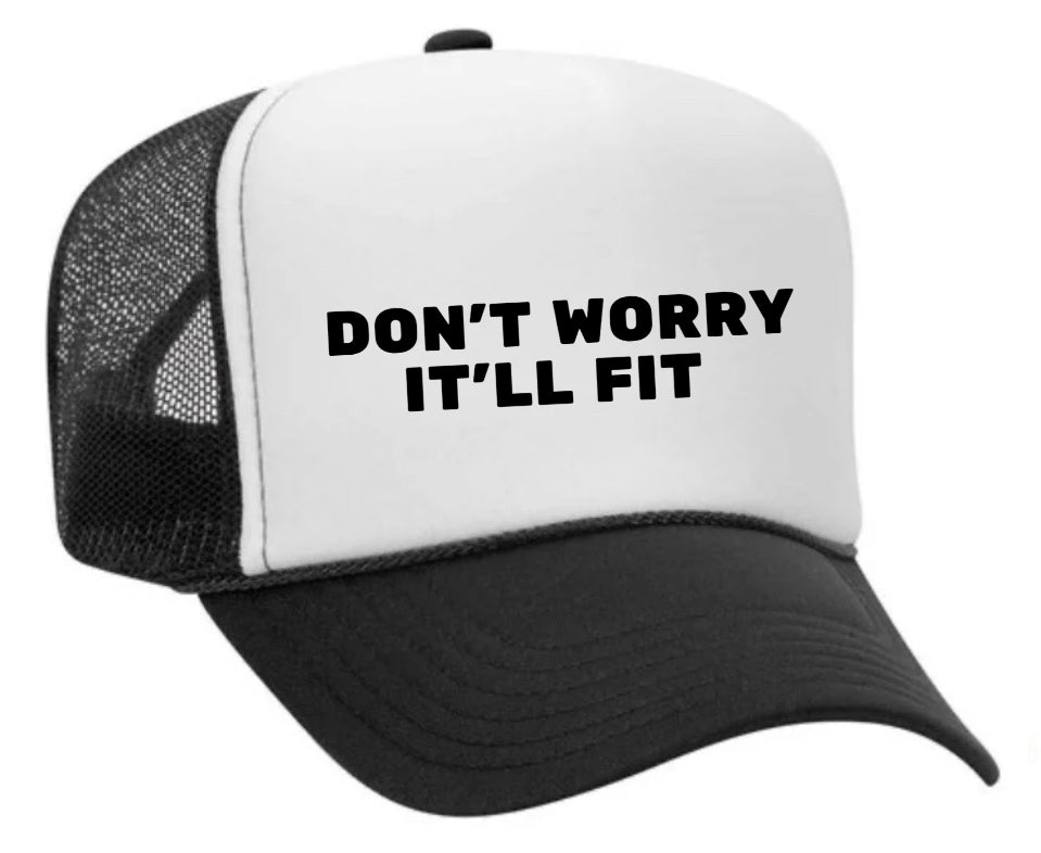 Don’t Worry It’ll Fit Trucker Hat Uncle Bekah’s Inappropriate Trucker Hats