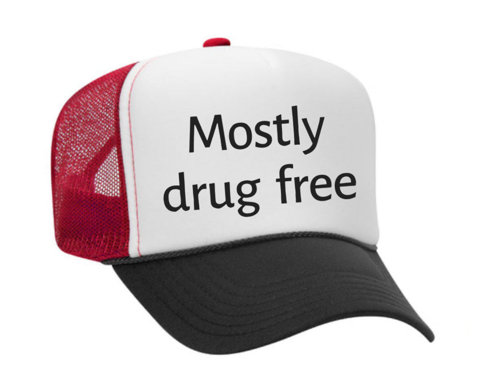Mostly Drug Free Trucker Hat Uncle Bekah’s Inappropriate Trucker Hats