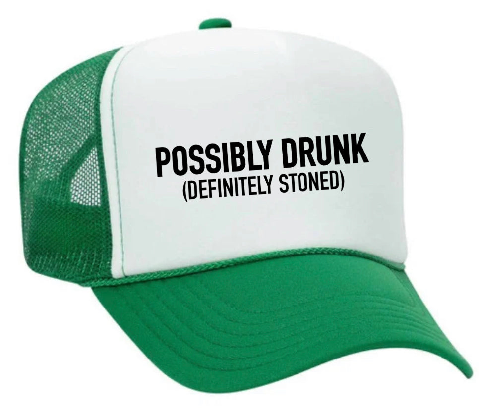 Possibly Drunk (Definitely Stoned) Trucker Hat Uncle Bekah’s Inappropriate Trucker Hats