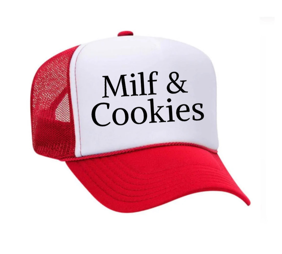 Milf & Cookies Trucker Hat Uncle Bekah’s Inappropriate Trucker Hats