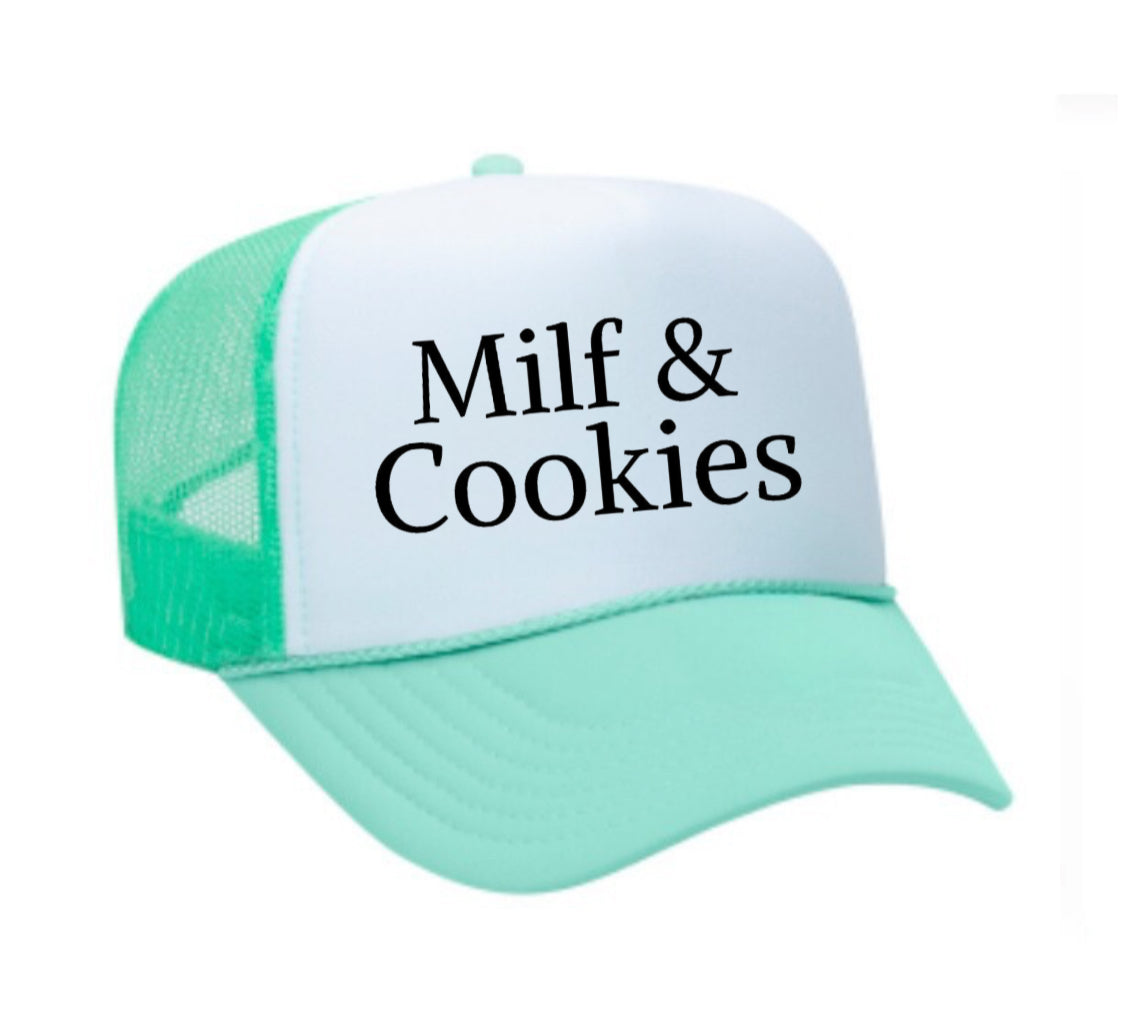 Milf & Cookies Trucker Hat Uncle Bekah’s Inappropriate Trucker Hats