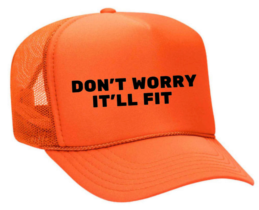 Don’t Worry It’ll Fit Trucker Hat Uncle Bekah’s Inappropriate Trucker Hats