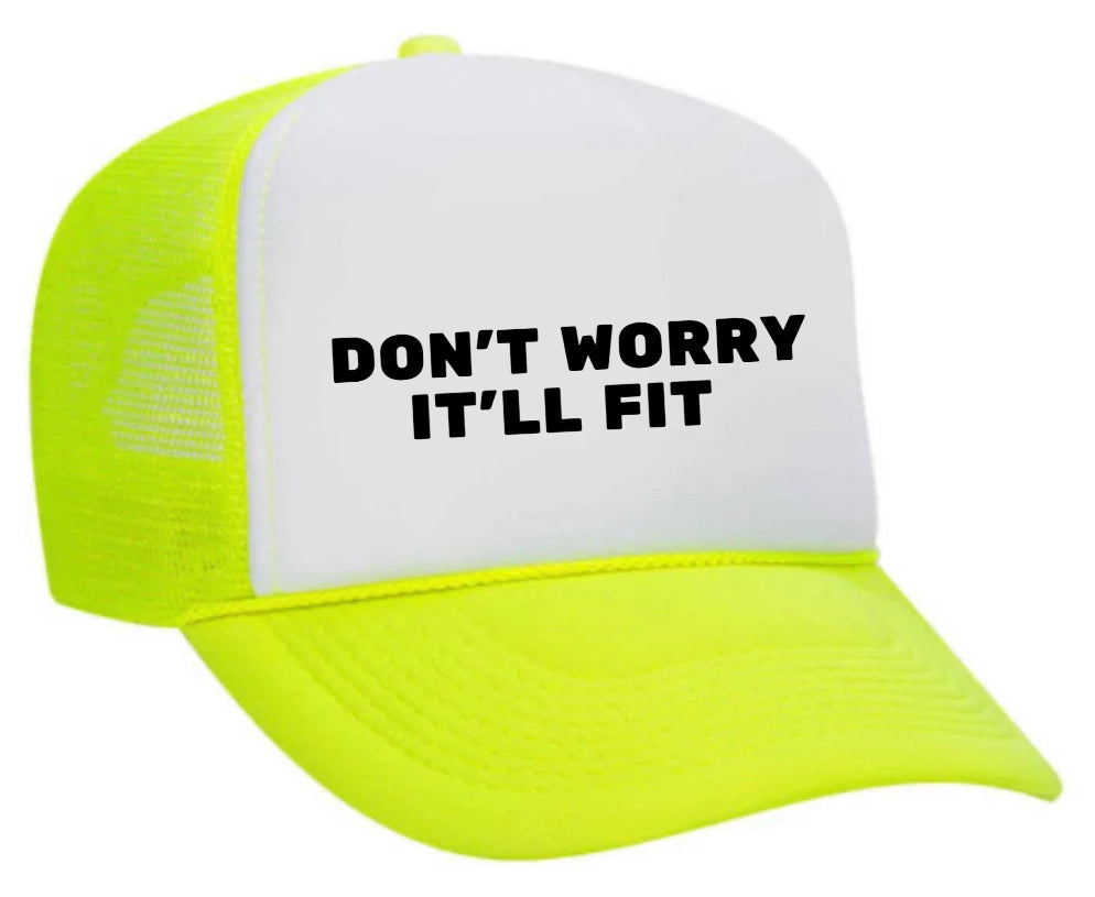 Don’t Worry It’ll Fit Trucker Hat Uncle Bekah’s Inappropriate Trucker Hats