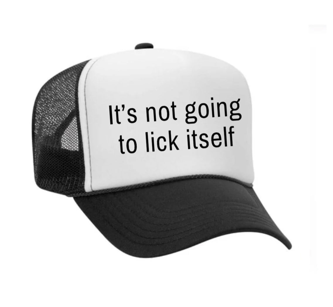 It’s Not Going To Lick Itself Trucker Hat Uncle Bekah’s Inappropriate Trucker Hats