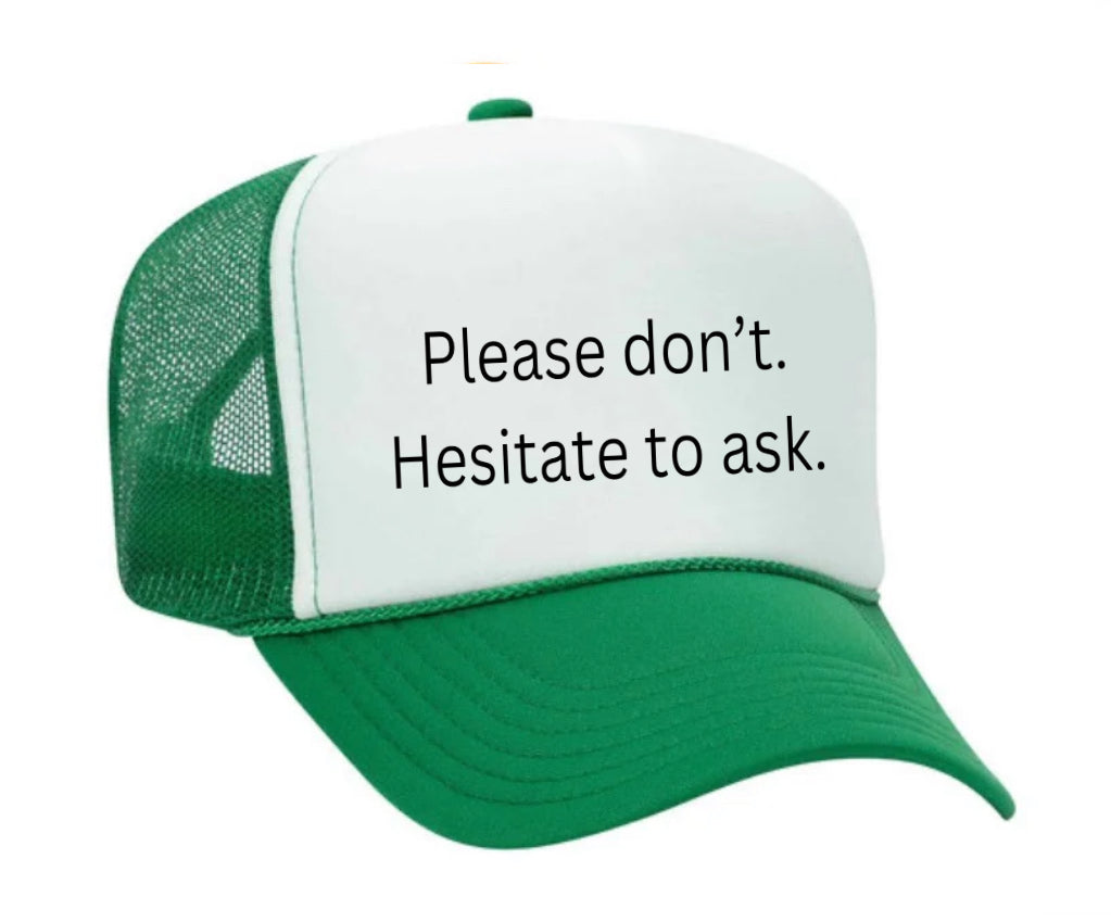 Please Don’t Hesitate To Ask Trucker Hat Uncle Bekah’s Inappropriate Trucker Hats