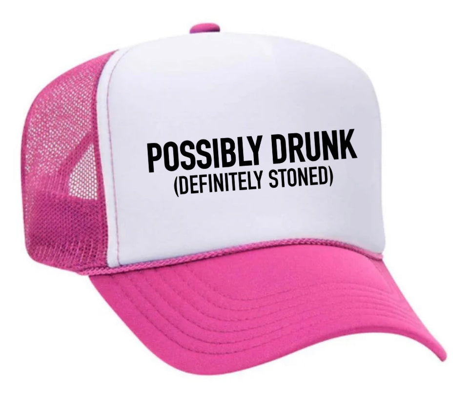 Possibly Drunk (Definitely Stoned) Trucker Hat Uncle Bekah’s Inappropriate Trucker Hats