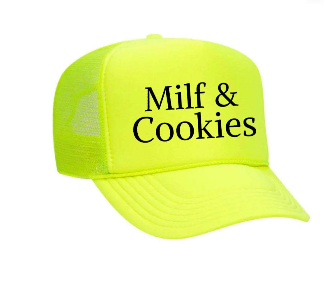 Milf & Cookies Trucker Hat Uncle Bekah’s Inappropriate Trucker Hats