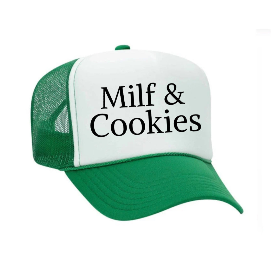 Milf & Cookies Trucker Hat Uncle Bekah’s Inappropriate Trucker Hats