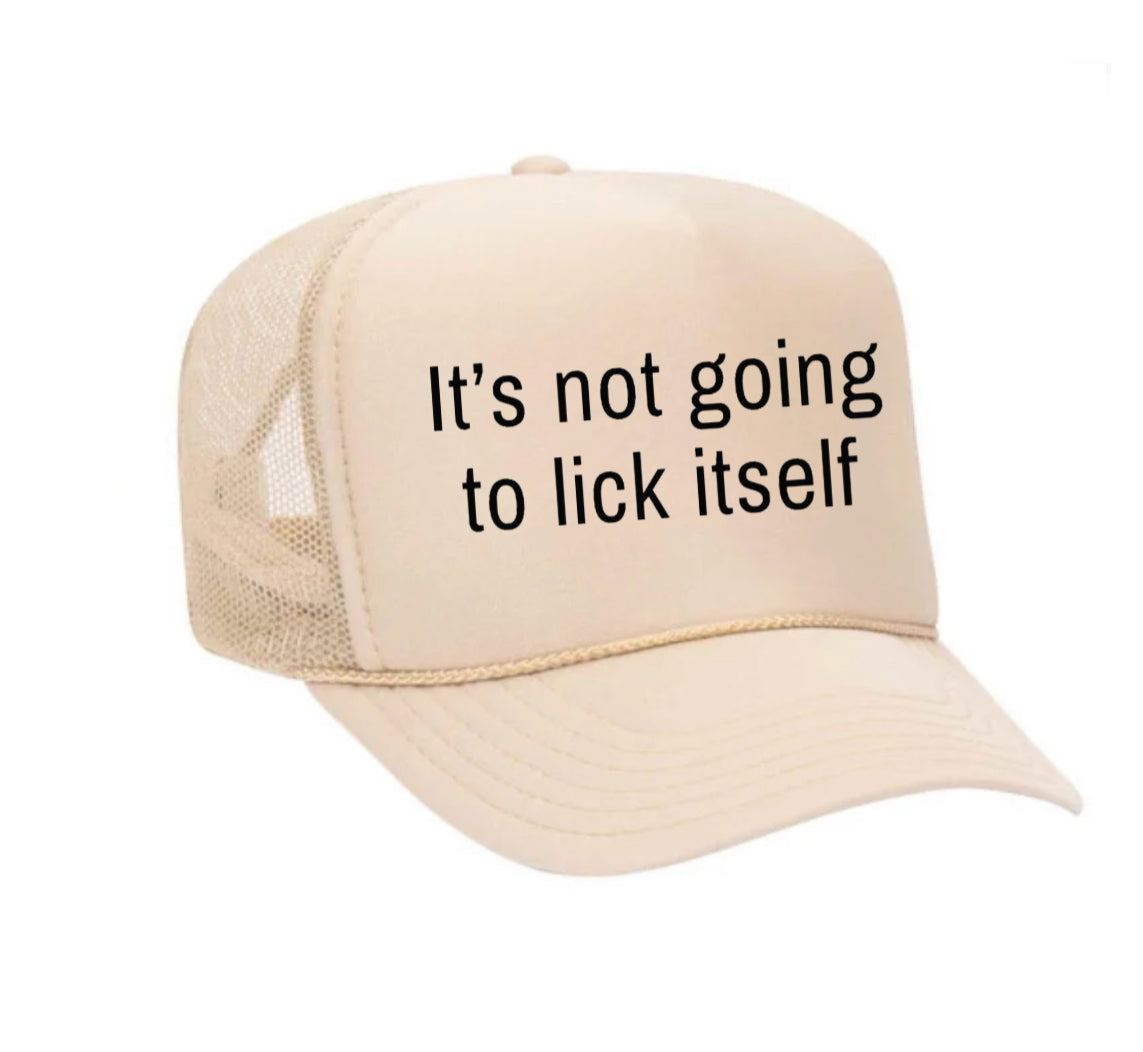 It’s Not Going To Lick Itself Trucker Hat Uncle Bekah’s Inappropriate Trucker Hats