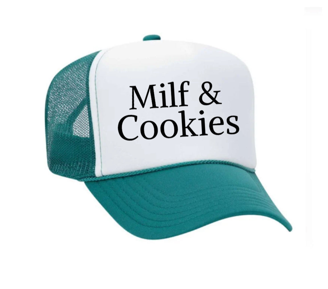 Milf & Cookies Trucker Hat Uncle Bekah’s Inappropriate Trucker Hats