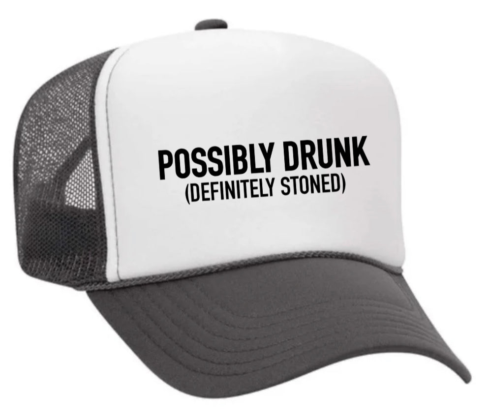 Possibly Drunk (Definitely Stoned) Trucker Hat Uncle Bekah’s Inappropriate Trucker Hats