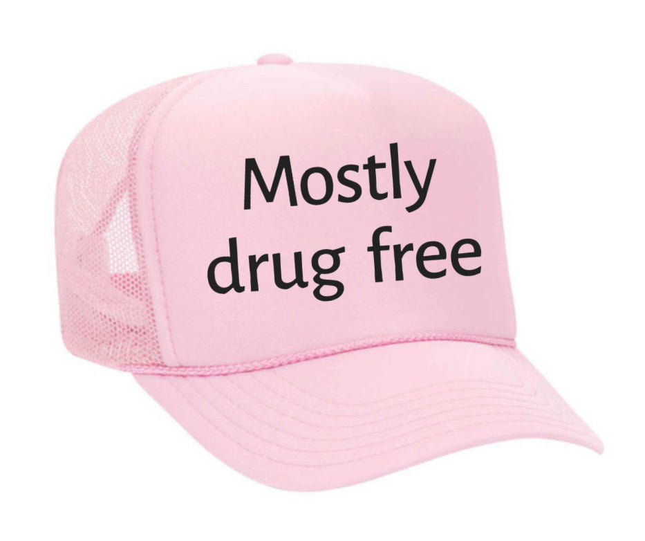 Mostly Drug Free Trucker Hat Uncle Bekah’s Inappropriate Trucker Hats