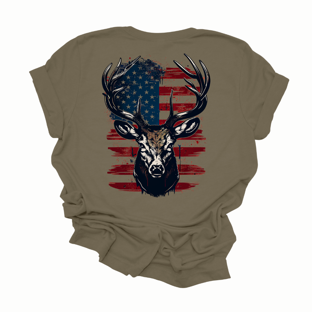 All American Hunter Graphic Tee Tea Shirt Shoppe