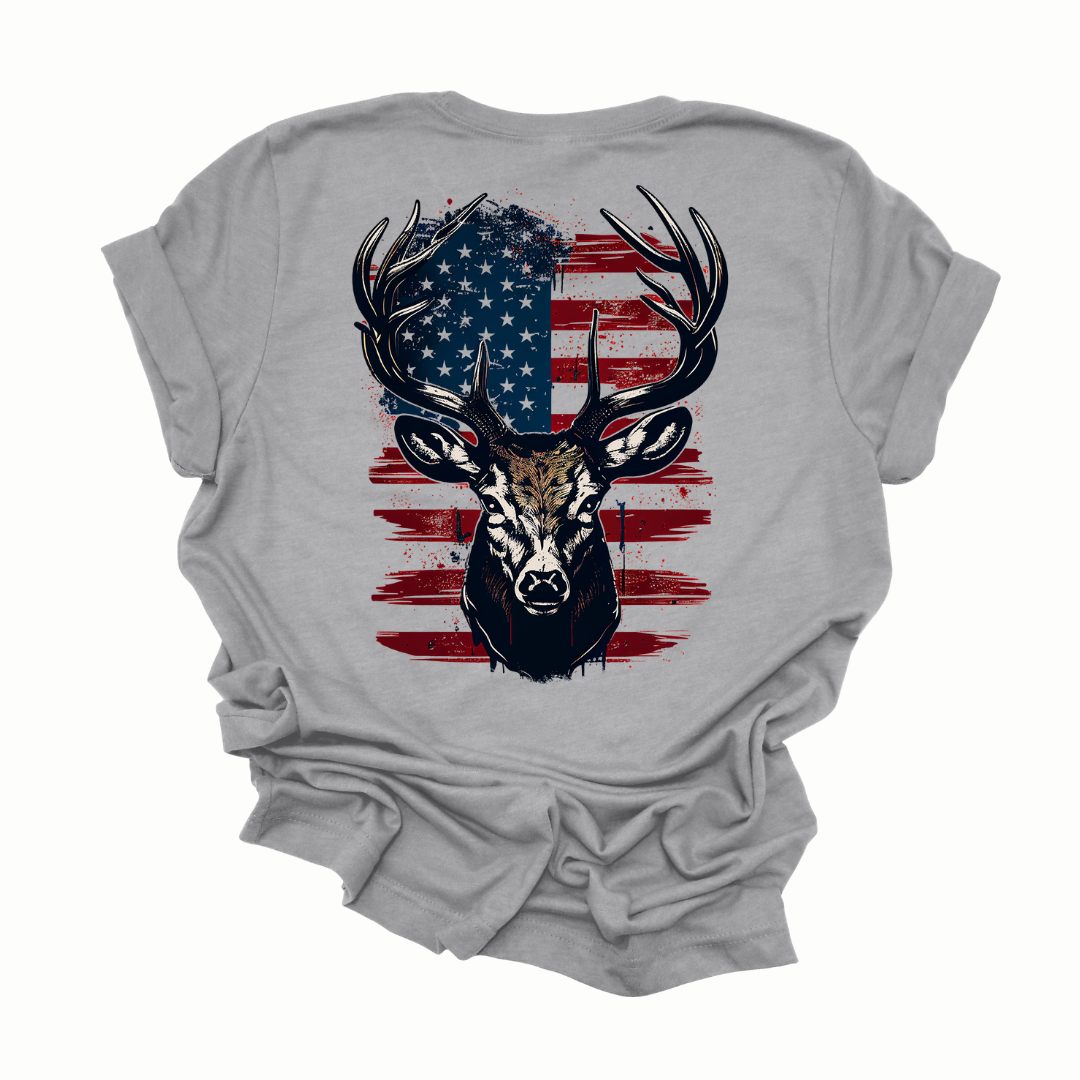 All American Hunter Graphic Tee Tea Shirt Shoppe