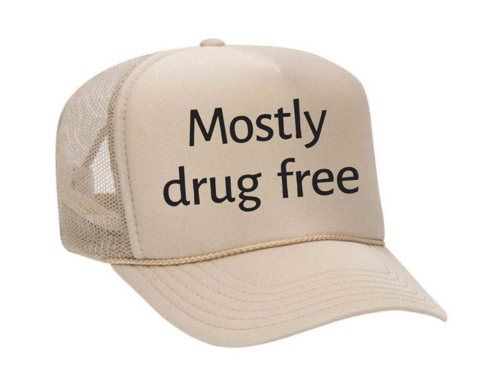 Mostly Drug Free Trucker Hat Uncle Bekah’s Inappropriate Trucker Hats