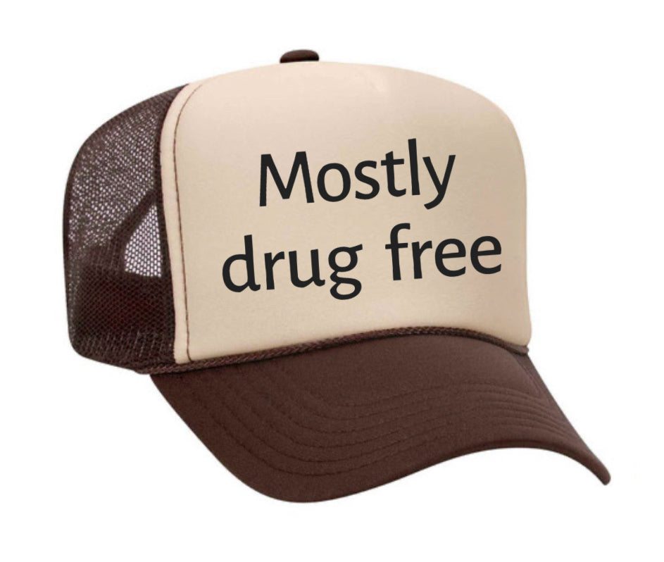 Mostly Drug Free Trucker Hat Uncle Bekah’s Inappropriate Trucker Hats