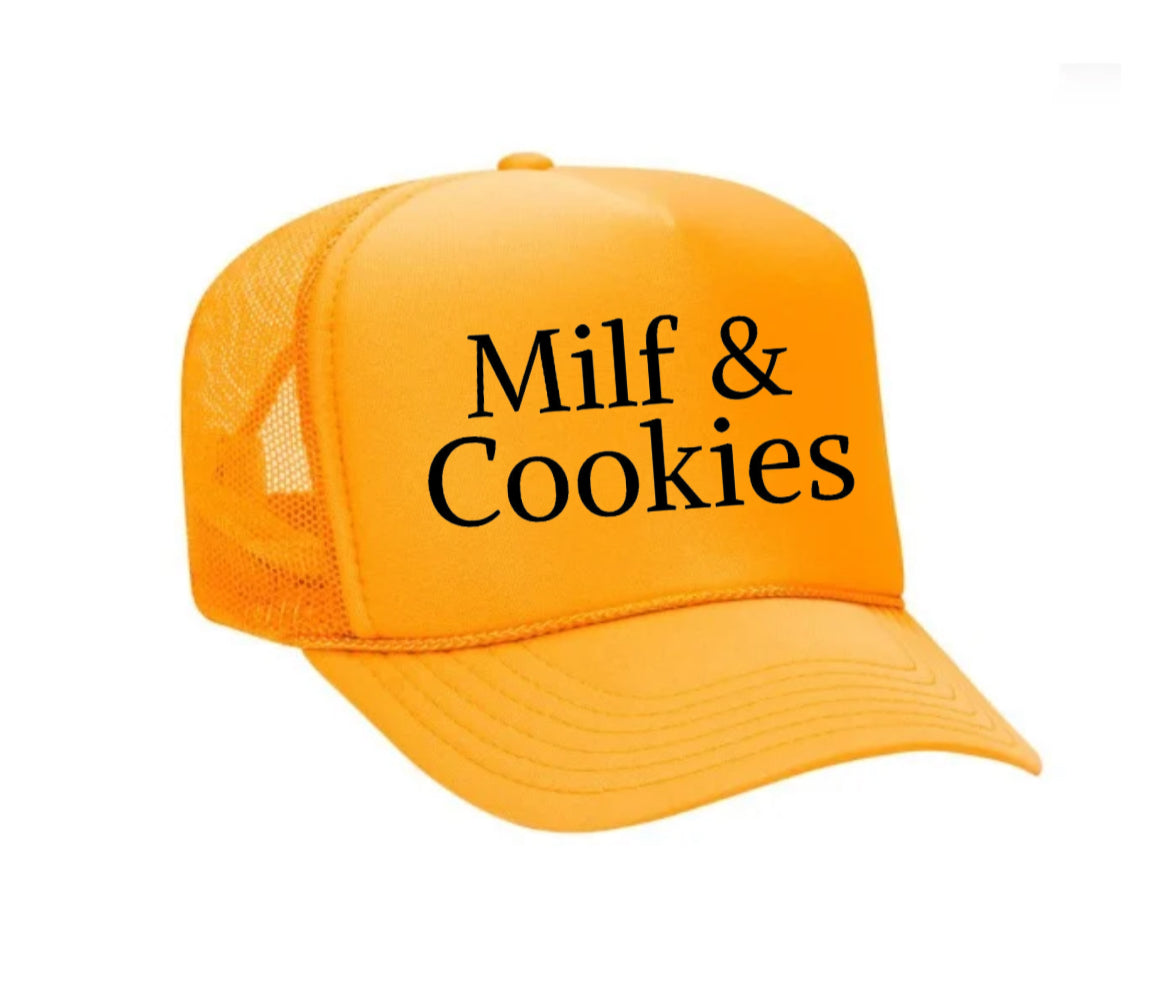 Milf & Cookies Trucker Hat Uncle Bekah’s Inappropriate Trucker Hats