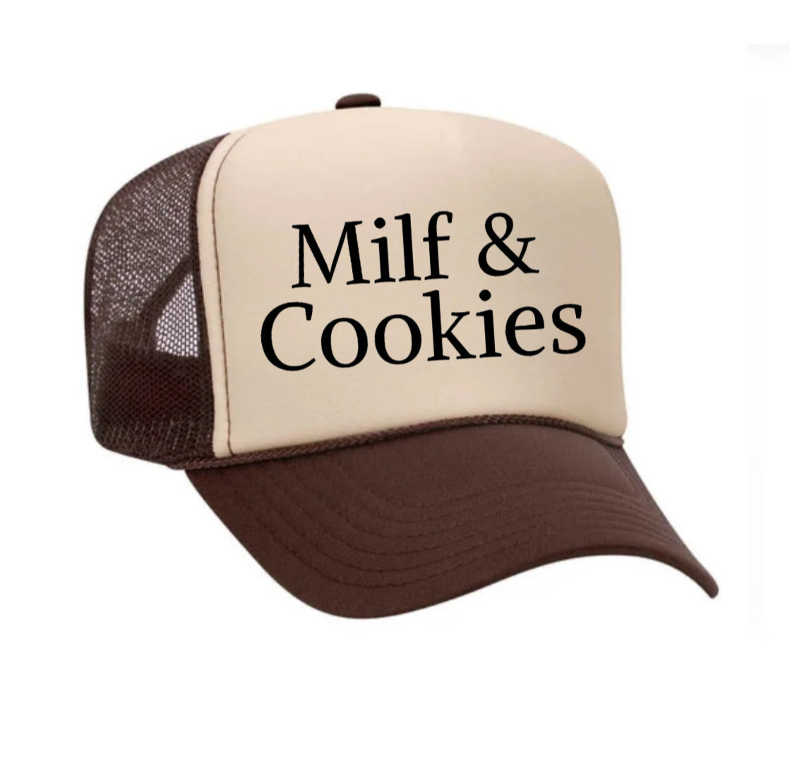Milf & Cookies Trucker Hat Uncle Bekah’s Inappropriate Trucker Hats