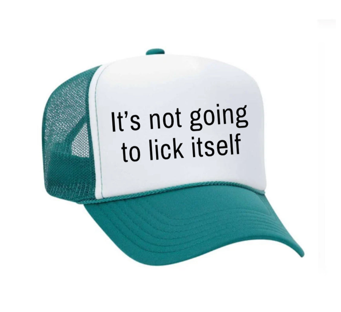 It’s Not Going To Lick Itself Trucker Hat Uncle Bekah’s Inappropriate Trucker Hats