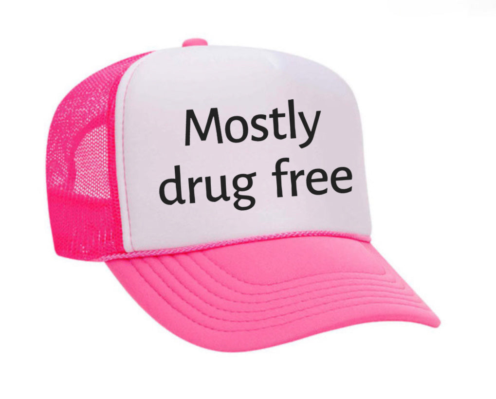 Mostly Drug Free Trucker Hat Uncle Bekah’s Inappropriate Trucker Hats