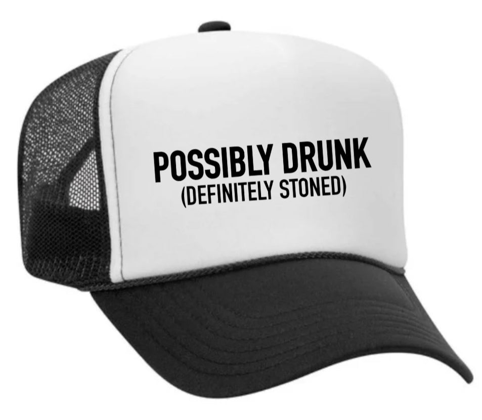 Possibly Drunk (Definitely Stoned) Trucker Hat Uncle Bekah’s Inappropriate Trucker Hats