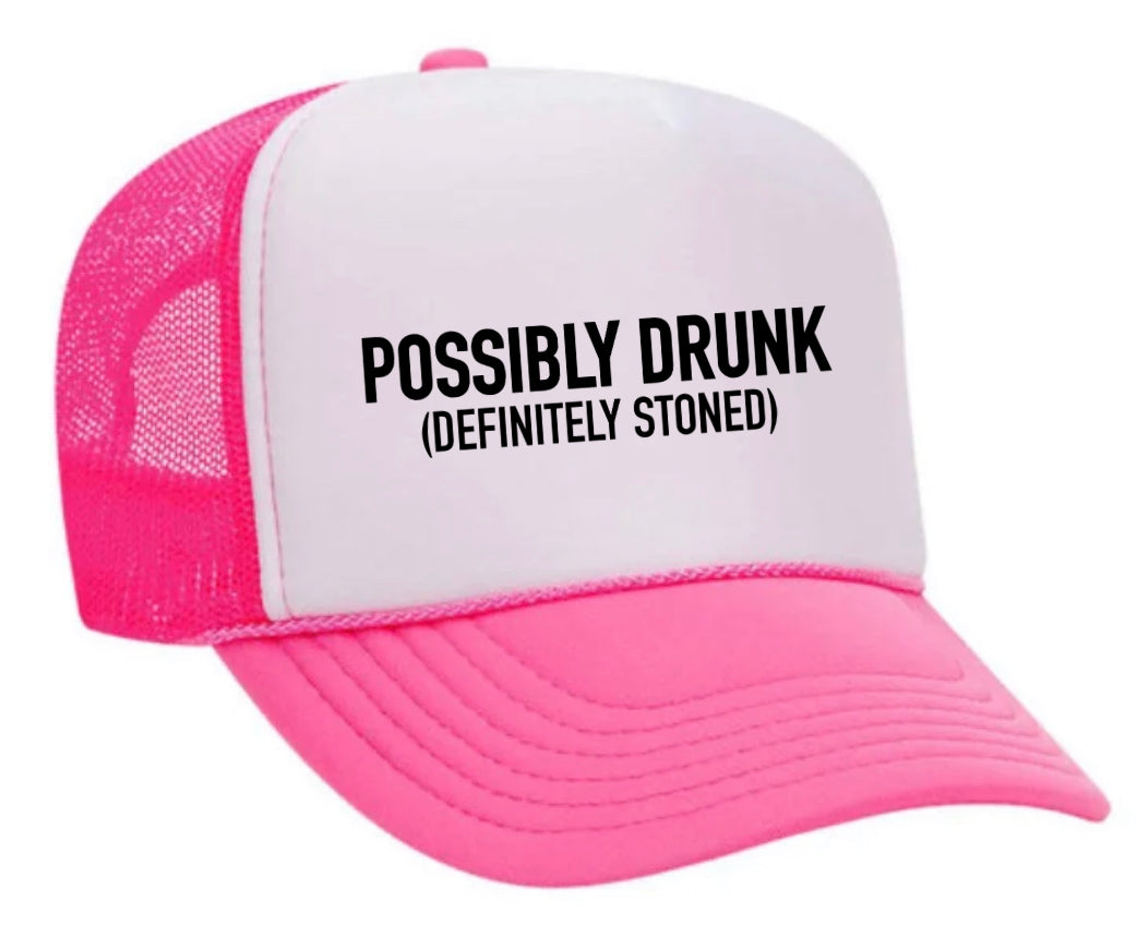 Possibly Drunk (Definitely Stoned) Trucker Hat Uncle Bekah’s Inappropriate Trucker Hats