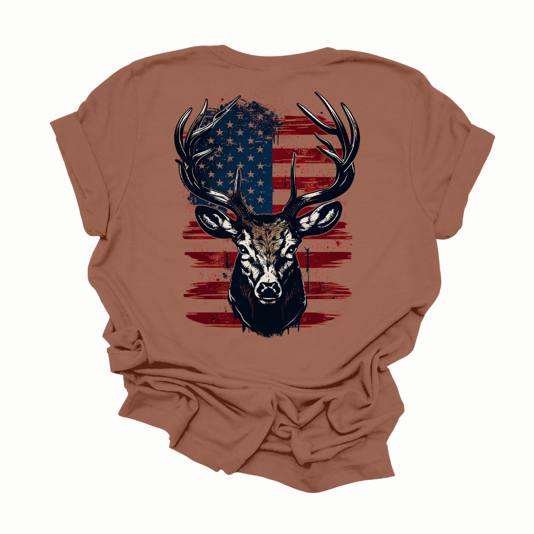 All American Hunter Graphic Tee Tea Shirt Shoppe