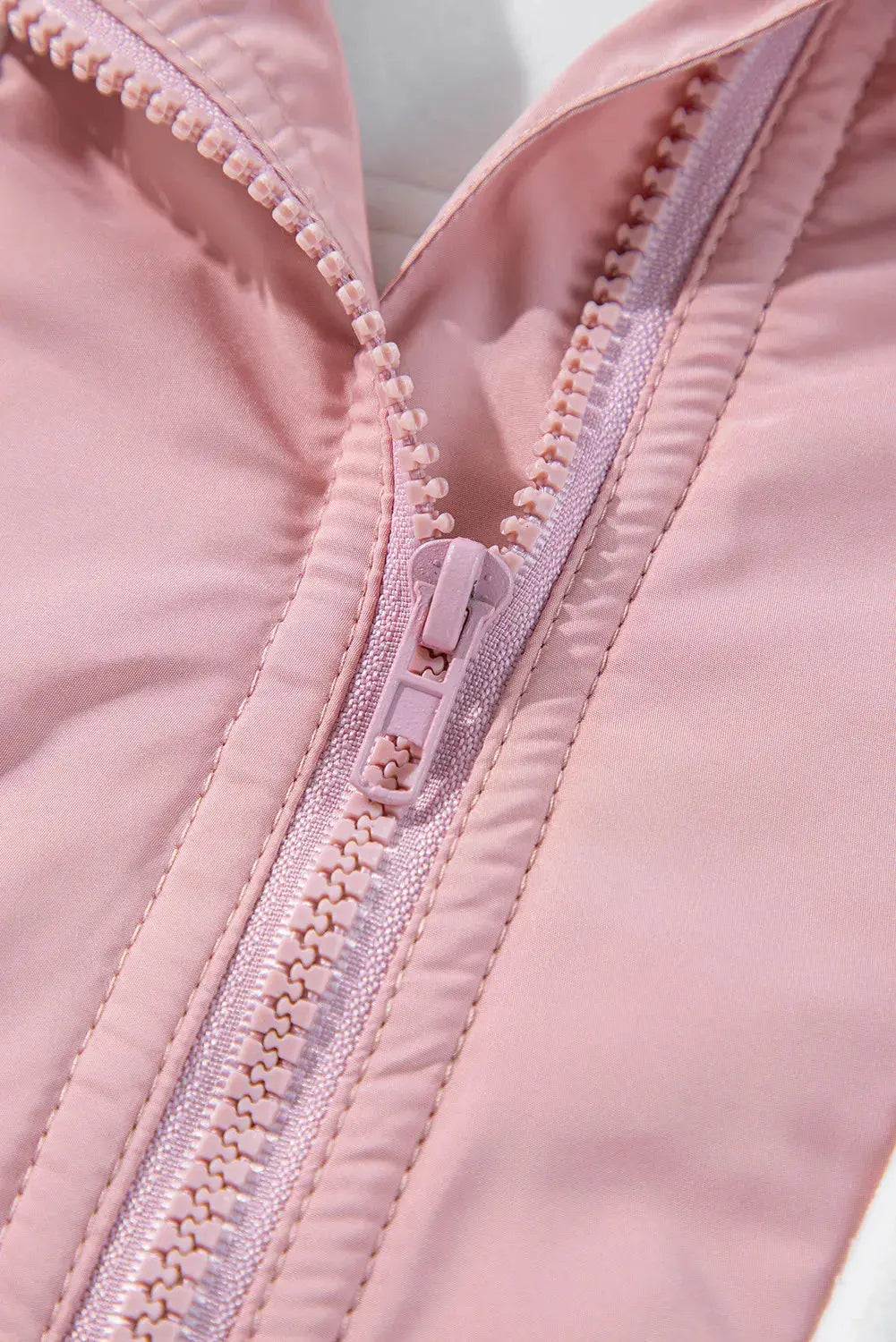 Color Block Half Zip Long Sleeve Hoodie Trendsi