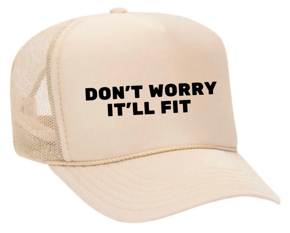 Don’t Worry It’ll Fit Trucker Hat Uncle Bekah’s Inappropriate Trucker Hats