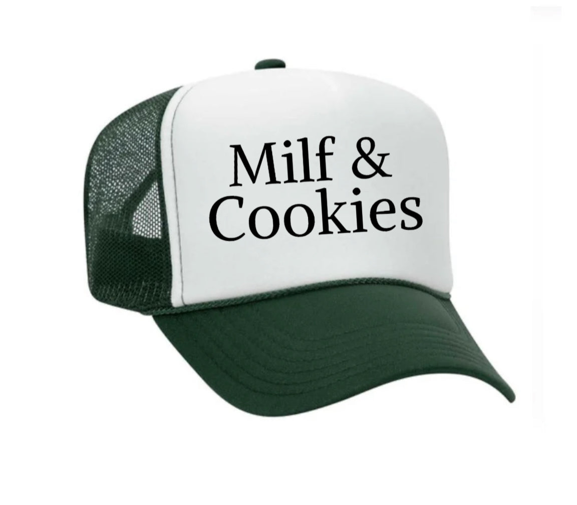 Milf & Cookies Trucker Hat Uncle Bekah’s Inappropriate Trucker Hats