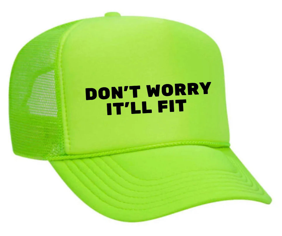Don’t Worry It’ll Fit Trucker Hat Uncle Bekah’s Inappropriate Trucker Hats