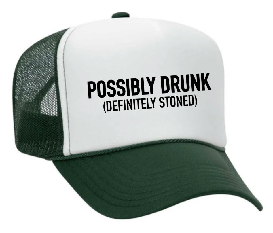 Possibly Drunk (Definitely Stoned) Trucker Hat Uncle Bekah’s Inappropriate Trucker Hats