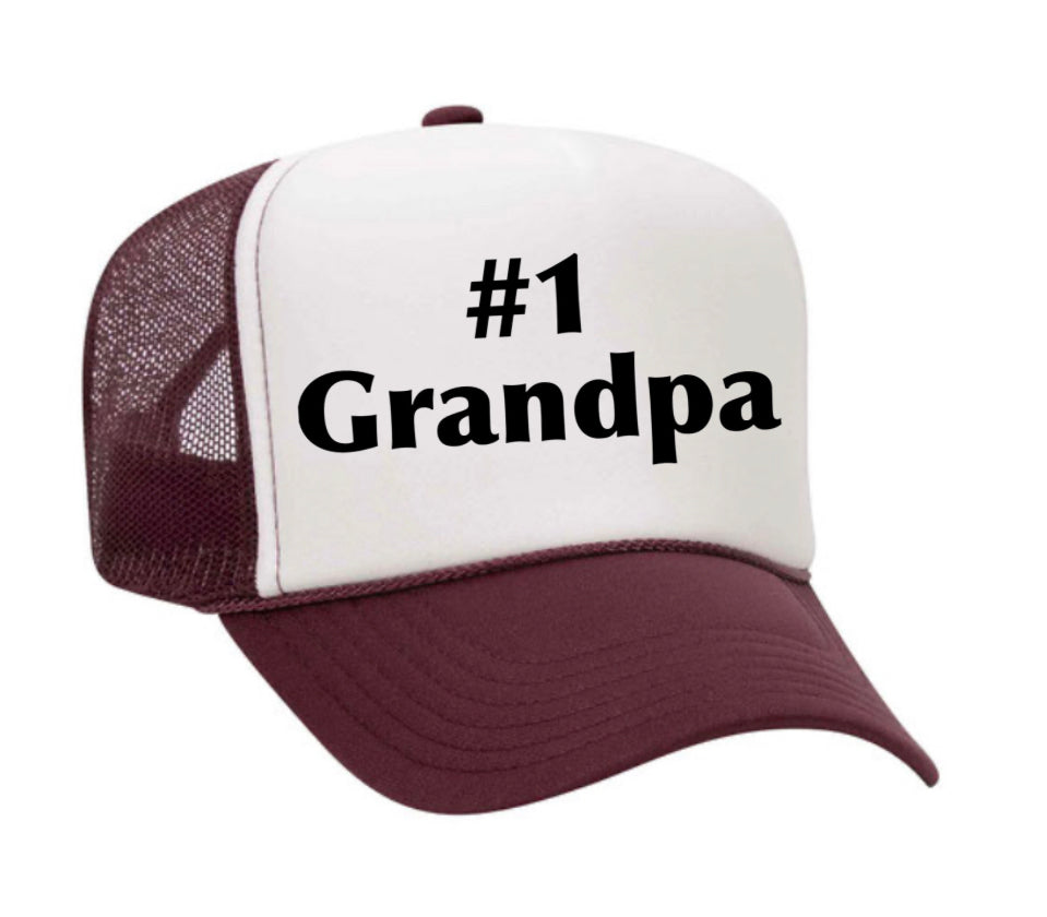 #1 Grandpa Trucker Hat Uncle Bekah’s Inappropriate Trucker Hats