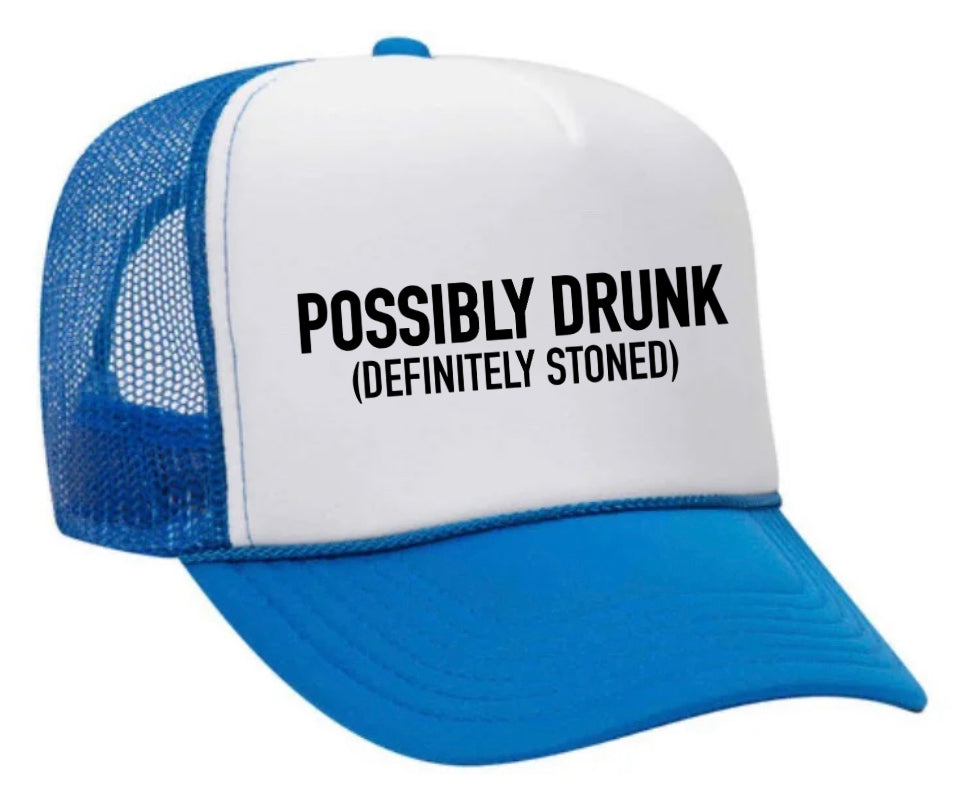 Possibly Drunk (Definitely Stoned) Trucker Hat Uncle Bekah’s Inappropriate Trucker Hats