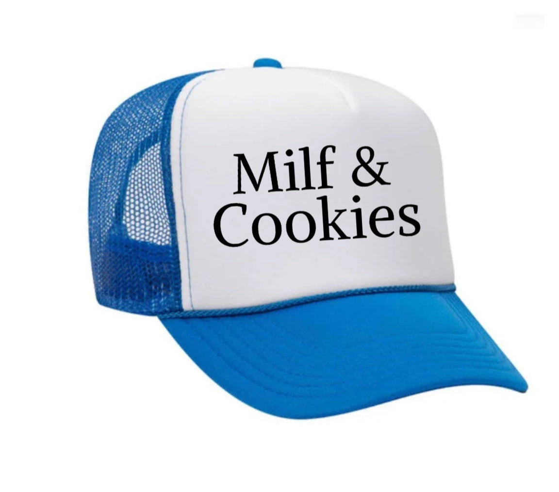 Milf & Cookies Trucker Hat Uncle Bekah’s Inappropriate Trucker Hats