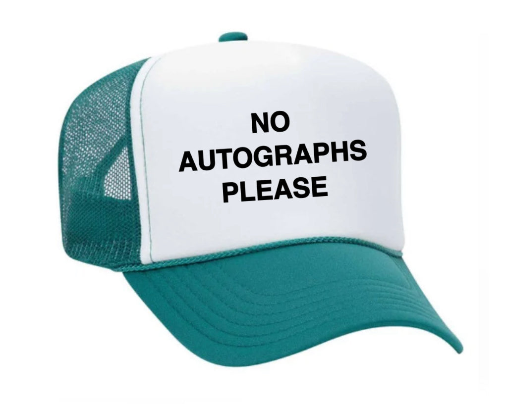 No Autographs Please Trucker Hat Uncle Bekah’s Inappropriate Trucker Hats